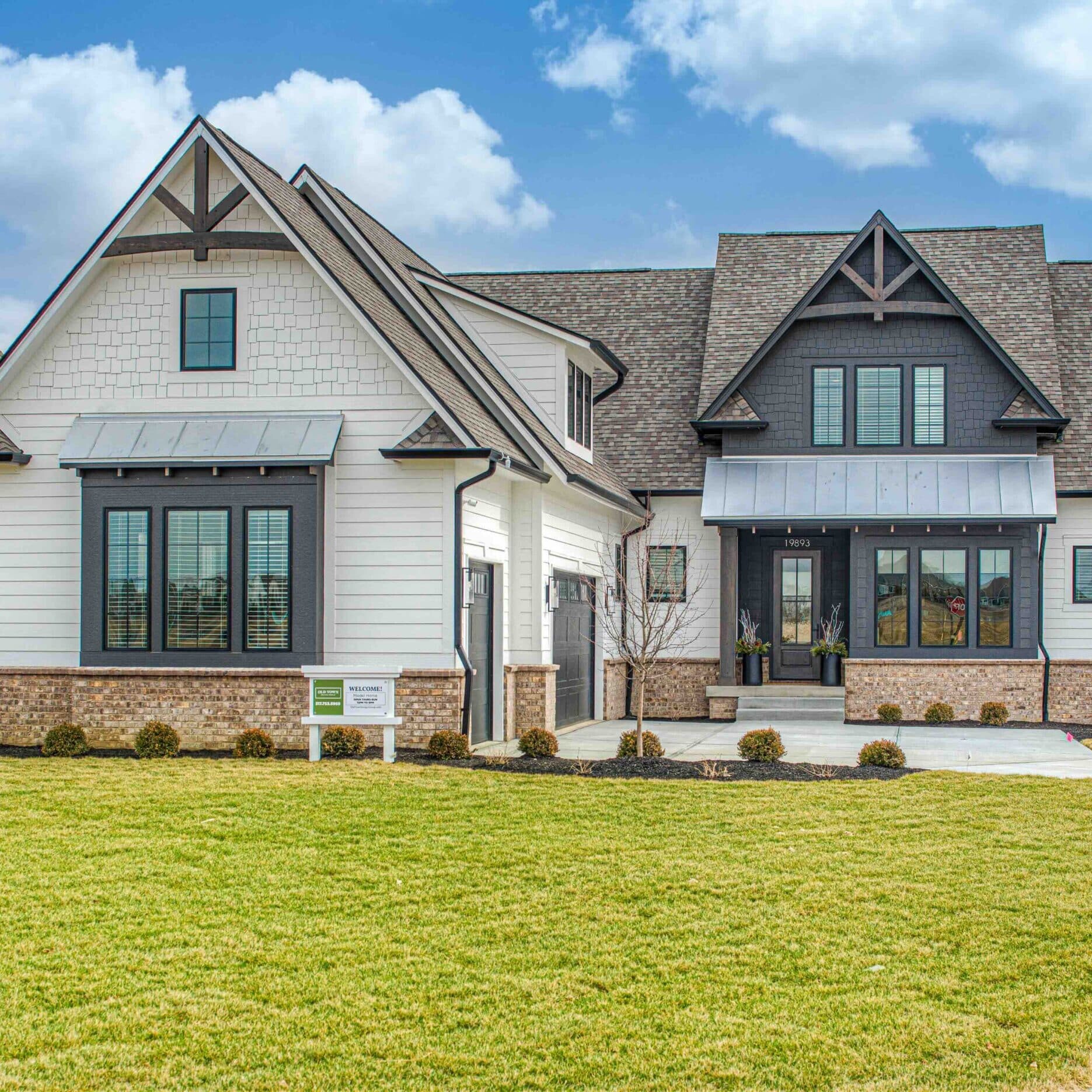 Modern Custom Village Style House | Old Town Design Group