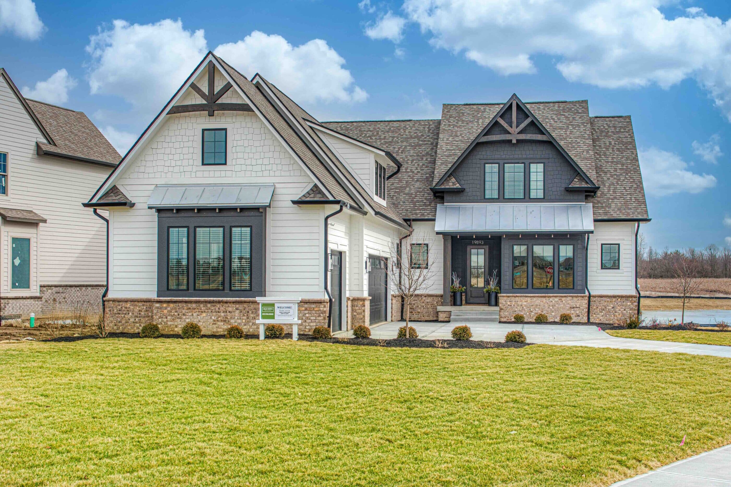 Modern Custom Village Style House | Old Town Design Group