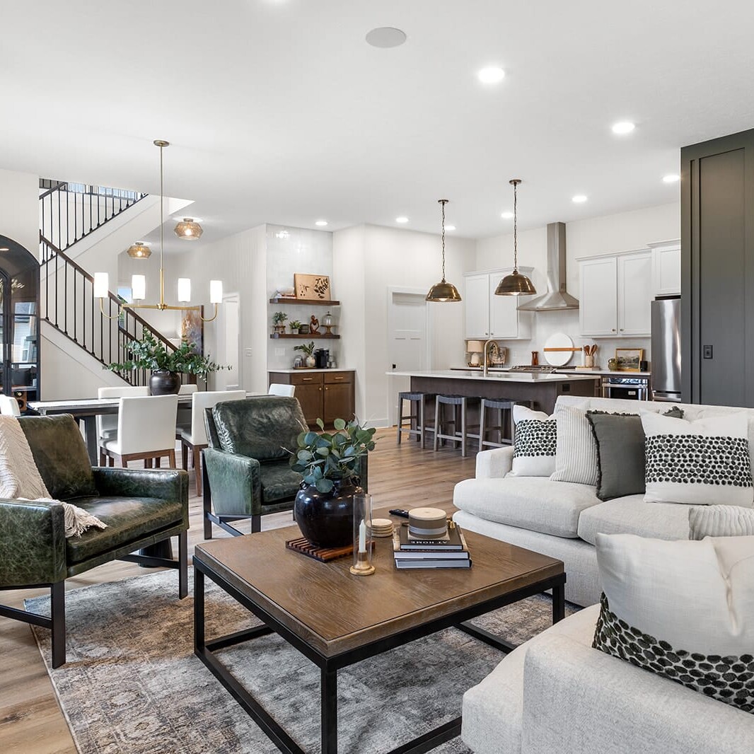 ​Open Concept Kitchen and Living | Old Town Design Group