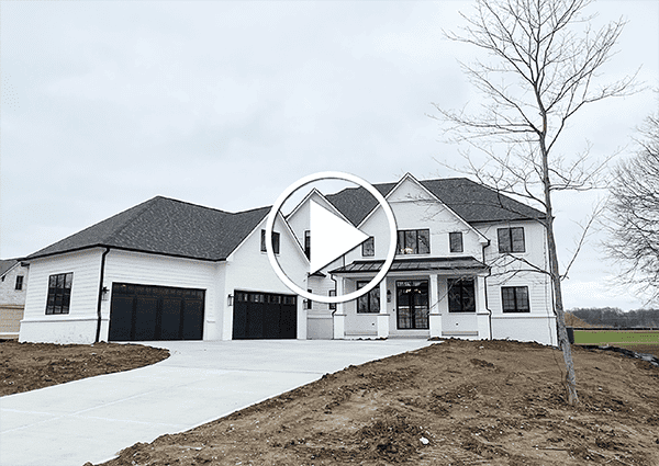 A virtual tour showcasing the construction of a custom home.